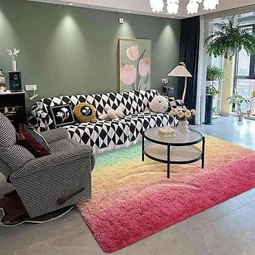 Mekani tepih sa dugom – plišani, višebojni tepih sa prelaznim (ombre) na lalafo.rs — 6 Mekani tepih sa dugom – plišani, višebojni tepih sa prelaznim (ombre) — 6