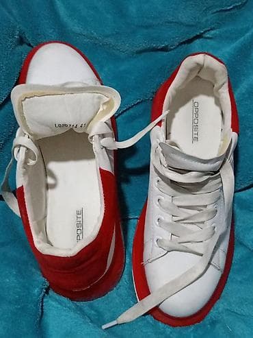 Patike OPPOSITE – bele sa crvenim detaljima - Model: niske patike na na lalafo.rs — 4 Patike OPPOSITE – bele sa crvenim detaljima - Model: niske patike na — 4