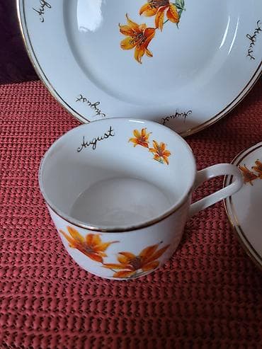 Home & Garden: Porcelanski nov set za dorucak 80te. kolekcionarski. Set at lalafo.rs — 7 Home & Garden: Porcelanski nov set za dorucak 80te. kolekcionarski. Set — 7