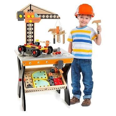 Creative & Educational Toys: Drvena radionica za decu – set za male majstore - Kompletna radna at lalafo.rs — 1 Creative & Educational Toys: Drvena radionica za decu – set za male majstore - Kompletna radna — 1