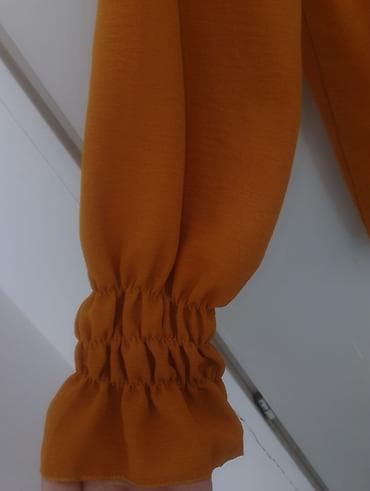 Women's Clothing: Košulja/bluza u senf boji sa karnerima preko grudi i gumicom oko at lalafo.rs — 3 Women's Clothing: Košulja/bluza u senf boji sa karnerima preko grudi i gumicom oko — 3