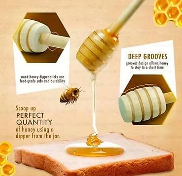 cepaci za drva: Drvene kašičice za med – mini “honey dipper” štapići - Materijal na lalafo.rs — 10 cepaci za drva: Drvene kašičice za med – mini “honey dipper” štapići - Materijal — 10