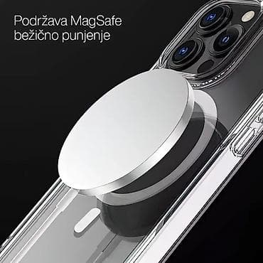 Futrola STANDARD MagSafe za iPhone 15 Pro Max (6.7) providna (bela) na lalafo.rs Futrola STANDARD MagSafe za iPhone 15 Pro Max (6.7) providna (bela)