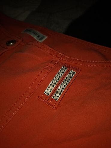 Ženske pantalone HAUBER – narandžaste - Brend: HAUBER (etiketa na lalafo.rs — 3 Ženske pantalone HAUBER – narandžaste - Brend: HAUBER (etiketa — 3