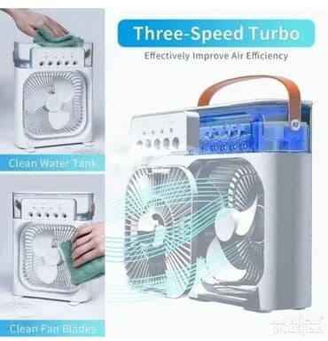 Mini klima ventilator sa vodenom maglom Cena 1790din Rashlađivač na lalafo.rs Mini klima ventilator sa vodenom maglom Cena 1790din Rashlađivač