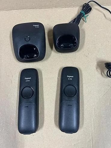 Landline Phones: Gigaset bežični DECT set – 2 slušalice sa baznim stanicama - at lalafo.rs — 8 Landline Phones: Gigaset bežični DECT set – 2 slušalice sa baznim stanicama - — 8