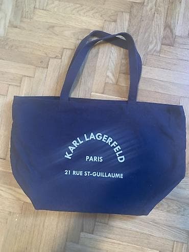 Karl Lagerfeld platnena tote torba – 21 Rue St‑Guillaume, Paris - at lalafo.rs — 2 Karl Lagerfeld platnena tote torba – 21 Rue St‑Guillaume, Paris - — 2