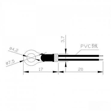 Termostati za veš mašine: NTC termistor s prstenastim (ring) senzorom temperature - Tip: NTC 10 na lalafo.rs — 2 Termostati za veš mašine: NTC termistor s prstenastim (ring) senzorom temperature - Tip: NTC 10 — 2