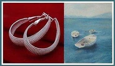 Srebrne minđuše – obruči, SREBRO 925 - Materijal: pravo srebro 925 na lalafo.rs Srebrne minđuše – obruči, SREBRO 925 - Materijal: pravo srebro 925