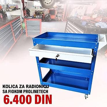 Kreativne i edukativne igračke: Kolica za radionicu sa fiokom Prolinetech - Metalna kolica sa tri na lalafo.rs — 1 Kreativne i edukativne igračke: Kolica za radionicu sa fiokom Prolinetech - Metalna kolica sa tri — 1