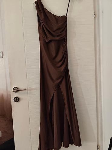 NOVO.Elegantna duga haljina u čokoladno braon boji. - Kroj na lalafo.rs — 2 NOVO.Elegantna duga haljina u čokoladno braon boji. - Kroj — 2