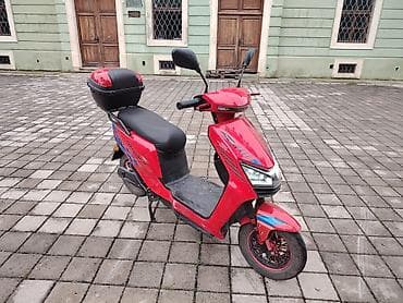 Transport: Eektrični skuter Maximus GYAR - Boja: crvena sa plavim i crnim at lalafo.rs — 2 Transport: Eektrični skuter Maximus GYAR - Boja: crvena sa plavim i crnim — 2
