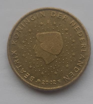 Holandski novčić od 50 euro centi – 2002. - Država: Holandija at lalafo.rs — 1 Holandski novčić od 50 euro centi – 2002. - Država: Holandija — 1