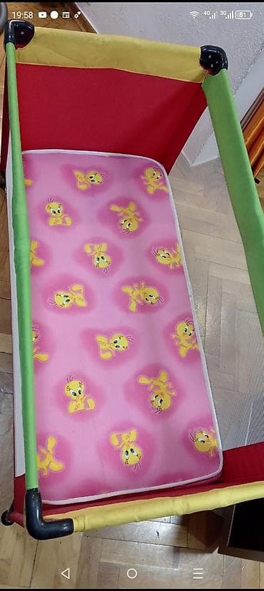 Cradles: Čuvarka sklapajuća za dete sa dobrim dušekom. očuvano. ispravan at lalafo.rs — 7 Cradles: Čuvarka sklapajuća za dete sa dobrim dušekom. očuvano. ispravan — 7