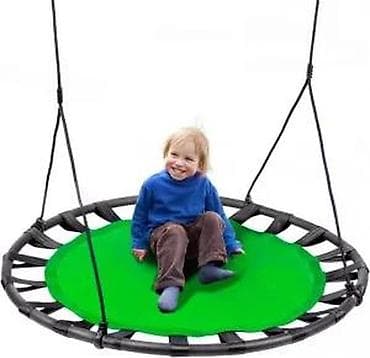 cepaci za drva: Viseća ljuljaška “gnezdo” – okrugla platforma prečnika 120 cm sa na lalafo.rs — 4 cepaci za drva: Viseća ljuljaška “gnezdo” – okrugla platforma prečnika 120 cm sa — 4