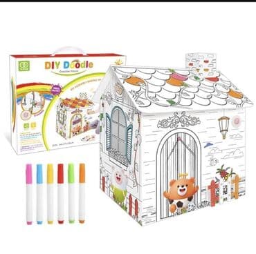 Kids' Drawing Boards: Kućica zabava za bojanje – Uradi sam 🏡🎨 Diy House Doodle je sjajan at lalafo.rs — 2 Kids' Drawing Boards: Kućica zabava za bojanje – Uradi sam 🏡🎨 Diy House Doodle je sjajan — 2