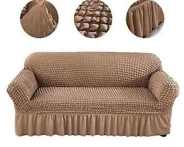 Прекривачи за гарнитуре са угром: Троседна двоседна фотеља 4500 динара na lalafo.rs — 3 Прекривачи за гарнитуре са угром: Троседна двоседна фотеља 4500 динара — 3