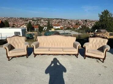 Stilske garniture: Stilska garnitura - Trosed i dve fotelje Stilska garnitura Trosed i na lalafo.rs — 1 Stilske garniture: Stilska garnitura - Trosed i dve fotelje Stilska garnitura Trosed i — 1