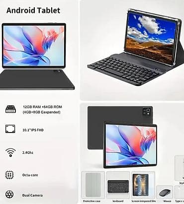 Android tablet 10.1" IPS FHD + set sa tastaturom i dodatnom at lalafo.rs — 3 Android tablet 10.1" IPS FHD + set sa tastaturom i dodatnom — 3