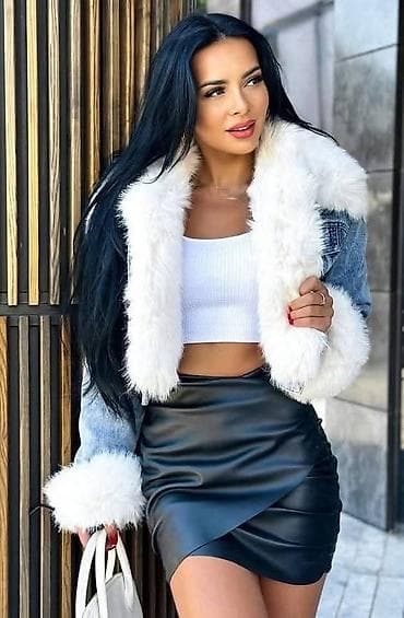 SNIŽENJEEE!!! JAKNICE: 4200 din Kratka ženska jakna sa bogatom belom na lalafo.rs — 2 SNIŽENJEEE!!! JAKNICE: 4200 din Kratka ženska jakna sa bogatom belom — 2