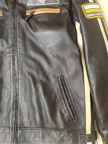 LLD Kožna Tamno Braon Bajkerska Jakna - IT 3XL ⭕ Stanje: Nekorišćena na lalafo.rs — 6 LLD Kožna Tamno Braon Bajkerska Jakna - IT 3XL ⭕ Stanje: Nekorišćena — 6