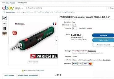 Cordless Power Tools: PARKSIDE bežična lemilica PLKA 4 B3, 4 V - Kompaktna, olovka-lemilica at lalafo.rs — 2 Cordless Power Tools: PARKSIDE bežična lemilica PLKA 4 B3, 4 V - Kompaktna, olovka-lemilica — 2