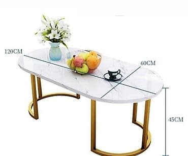 Crown Art Shoppee модерни овални сточић за кафу са златним металним na lalafo.rs Crown Art Shoppee модерни овални сточић за кафу са златним металним