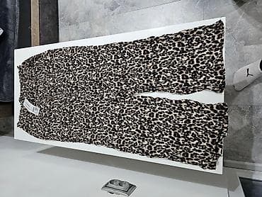 Ženske pantalone sa leopard printom - Model: široke, lepršave na lalafo.rs — 1 Ženske pantalone sa leopard printom - Model: široke, lepršave — 1