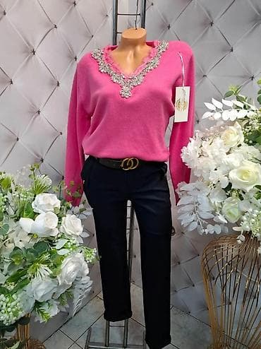 Elegantna ženska kombinacija – džemper i pantalone gs - Džemper na lalafo.rs — 2 Elegantna ženska kombinacija – džemper i pantalone gs - Džemper — 2