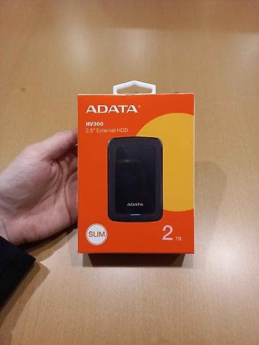 ADATA HV300 HDD 2TB 2.5" USB 3.1 AHV300-2TU31-CBK Novi eksterni hard na lalafo.rs ADATA HV300 HDD 2TB 2.5" USB 3.1 AHV300-2TU31-CBK Novi eksterni hard