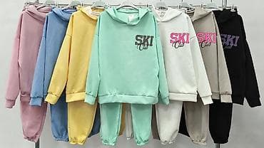 Komplet trenerke “Ski Club” – dukserica sa kapuljačom i donji deo - na lalafo.rs — 1 Komplet trenerke “Ski Club” – dukserica sa kapuljačom i donji deo - — 1