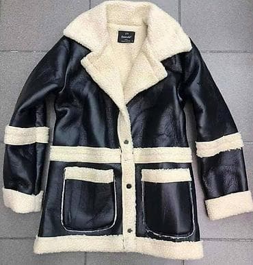 Ženska jakna/kaput od veštačke kože sa krznom (shearling stil) na lalafo.rs — 2 Ženska jakna/kaput od veštačke kože sa krznom (shearling stil) — 2