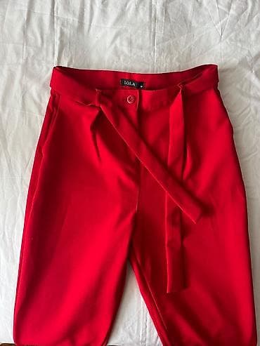 pantalone butiku ali: Crvene svečane pantalone u veličini M na lalafo.rs — 1 pantalone butiku ali: Crvene svečane pantalone u veličini M — 1