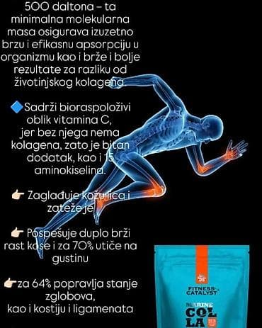 Kolagen Peptidi – Zategnuta koža, jača kosa i nokti Kolagen peptidi na lalafo.rs — 2 Kolagen Peptidi – Zategnuta koža, jača kosa i nokti Kolagen peptidi — 2