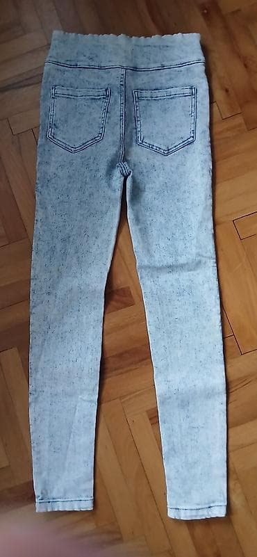 Ženske helanke u džins stilu (jeggings) - Boja: svetlo ispran/acid na lalafo.rs — 2 Ženske helanke u džins stilu (jeggings) - Boja: svetlo ispran/acid — 2