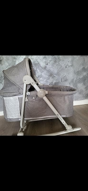 Kinderkraft prenosiva kolevka/ležaljka za bebe - Boja: siva melange na lalafo.rs — 3 Kinderkraft prenosiva kolevka/ležaljka za bebe - Boja: siva melange — 3