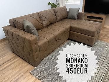 Ugaona garnitura Monako, dimenzija 260x160 cm, idealna je za opremanje na lalafo.rs — 1 Ugaona garnitura Monako, dimenzija 260x160 cm, idealna je za opremanje — 1