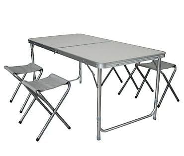 Sets of table and chairs: Sklopivi kamping set – sto + 4 stolice / Kofer sistem Praktičan i at lalafo.rs — 1 Sets of table and chairs: Sklopivi kamping set – sto + 4 stolice / Kofer sistem Praktičan i — 1