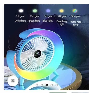 Вишенаменски шарени десктоп мали вентилатор Опис na lalafo.rs — 2 Вишенаменски шарени десктоп мали вентилатор Опис — 2