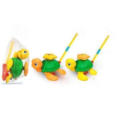 Baby Push Walkers: Plastična igračka kornjača na guranje sa štapom - Vesela kornjača at lalafo.rs — 1 Baby Push Walkers: Plastična igračka kornjača na guranje sa štapom - Vesela kornjača — 1