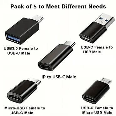 Adapteri od USB-C do USB 3.0, set od 5 komada NOVO. Opis proizvoda na lalafo.rs Adapteri od USB-C do USB 3.0, set od 5 komada NOVO. Opis proizvoda
