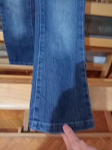 Farmerke za devojčicu od 6-7god, podesiv pojas, nogavice blago at lalafo.rs — 7 Farmerke za devojčicu od 6-7god, podesiv pojas, nogavice blago — 7