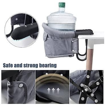 Prijenosna viseća stolica za bebe – siva - Stolica koja se lako na lalafo.rs — 3 Prijenosna viseća stolica za bebe – siva - Stolica koja se lako — 3