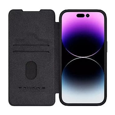 Futrola NILLKIN QIN PRO za iPhone 15 Pro Max (6.7) crna. Uz brzu na lalafo.rs — 4 Futrola NILLKIN QIN PRO za iPhone 15 Pro Max (6.7) crna. Uz brzu — 4
