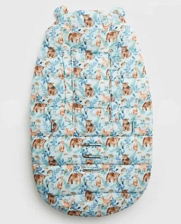 Zimska navlaka/unutrašnja vreća za kolica za bebe – šumski dezen - na lalafo.rs Zimska navlaka/unutrašnja vreća za kolica za bebe – šumski dezen -