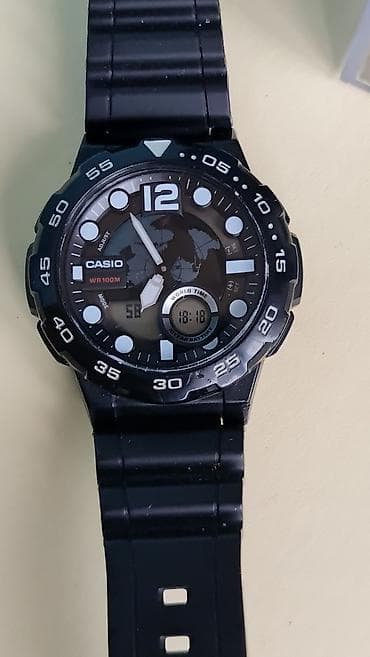 Casio AEQ-100 kombinovani ručni sat - Analogno-digitalni prikaz sa na lalafo.rs — 3 Casio AEQ-100 kombinovani ručni sat - Analogno-digitalni prikaz sa — 3