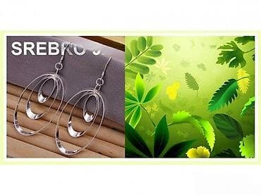 Personal Items: Srebrne viseće minđuše sa trostrukim ovalima - Materijal: srebro at lalafo.rs — 3 Personal Items: Srebrne viseće minđuše sa trostrukim ovalima - Materijal: srebro — 3