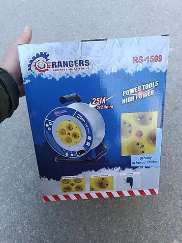 Produžni kabl Rangers RS-1509, dužine 25 metara i preseka 3x2.5mm² na lalafo.rs — 1 Produžni kabl Rangers RS-1509, dužine 25 metara i preseka 3x2.5mm² — 1