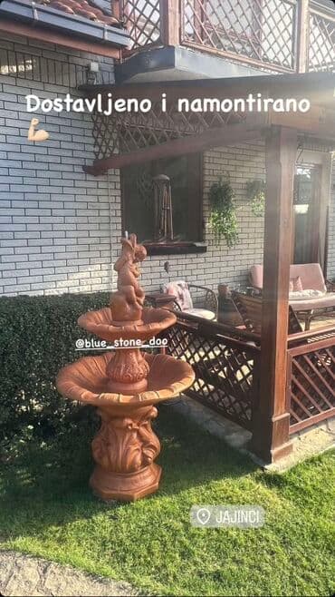 Garden Decor: Dekorativna baštenska fontana od imitacije kamena/terakote sa dve at lalafo.rs — 1 Garden Decor: Dekorativna baštenska fontana od imitacije kamena/terakote sa dve — 1