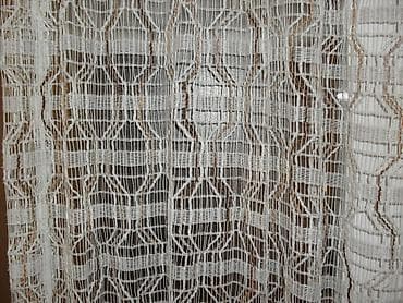 Zavese od mrežaste čipke – set od 3 komada - Materijal: prozračna na lalafo.rs — 3 Zavese od mrežaste čipke – set od 3 komada - Materijal: prozračna — 3